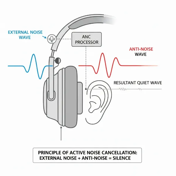 Understanding the Ear Pressure from Noise Cancelling Headphones