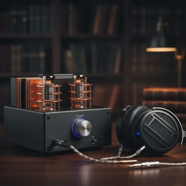 A dedicated headphone amplifier providing power to drive high-impedance headphones.