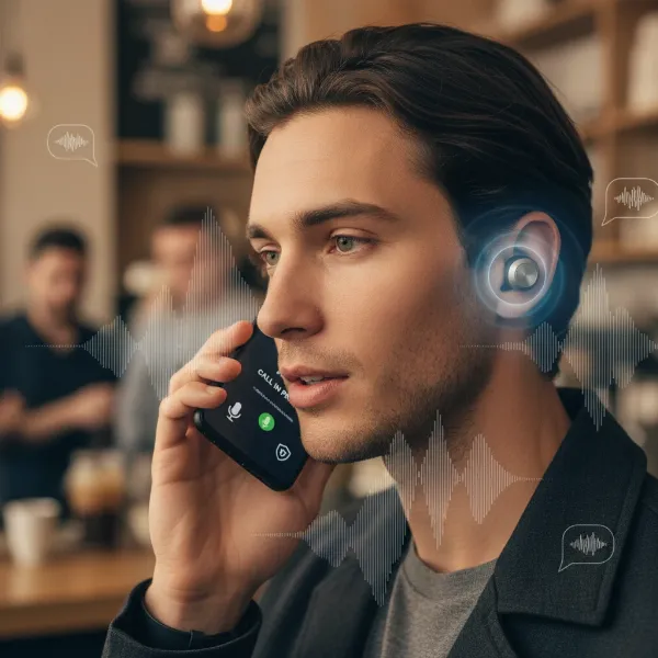 Jabra Elite 10 earbuds ensuring crystal-clear call quality even in noisy conditions with six-mic technology.